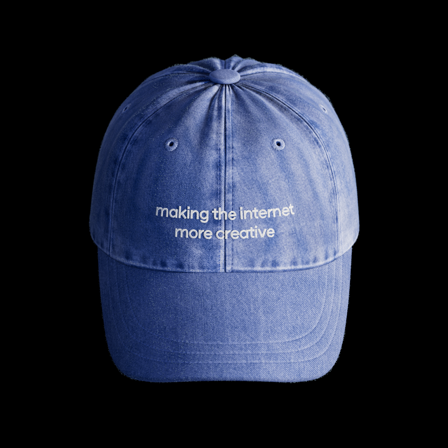 Washed Slogan Cap